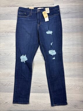Levi's 311 Shaping Skinny‎ Distressed Jeans - size 32/14 Short NWT